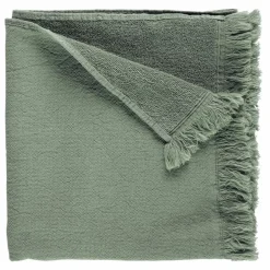 Serviette de toilette en coton bio Luna | Vert céladon
