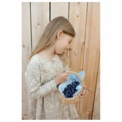Serviettes Cottage en coton bio - Set de 3 | Bleu