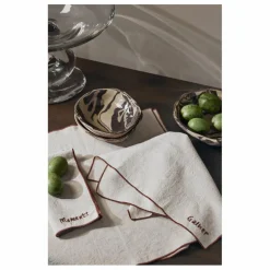 Serviettes de table en coton - set de 4 | Beige