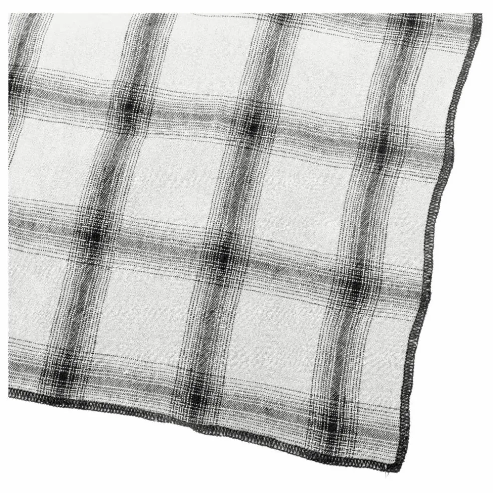 Serviettes de table Highlands en lin lavé - Set de 4 | Blanc