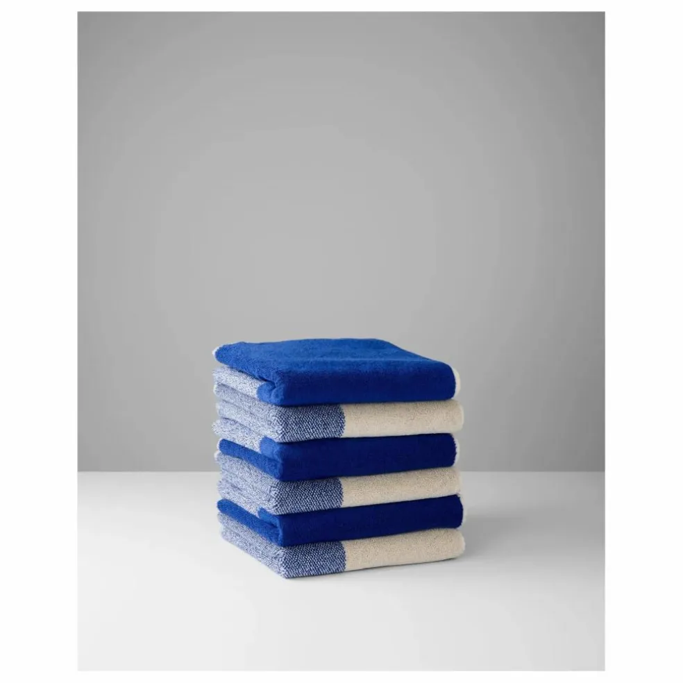 Serviettes de toilette, Lex Pott - Set de 2 | Bleu