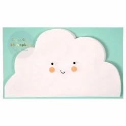 Serviettes en papier nuage