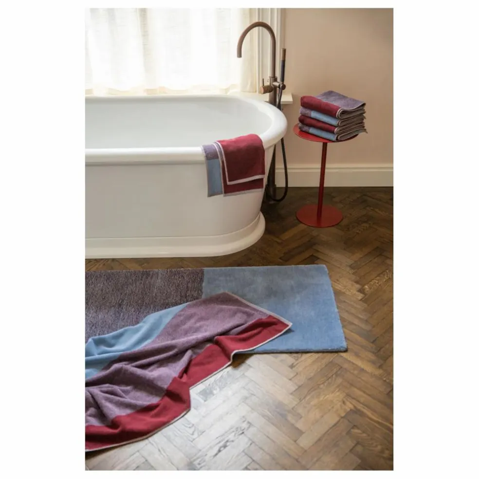 Serviettes invité, Lex Pott - Set de 2 | Bordeaux