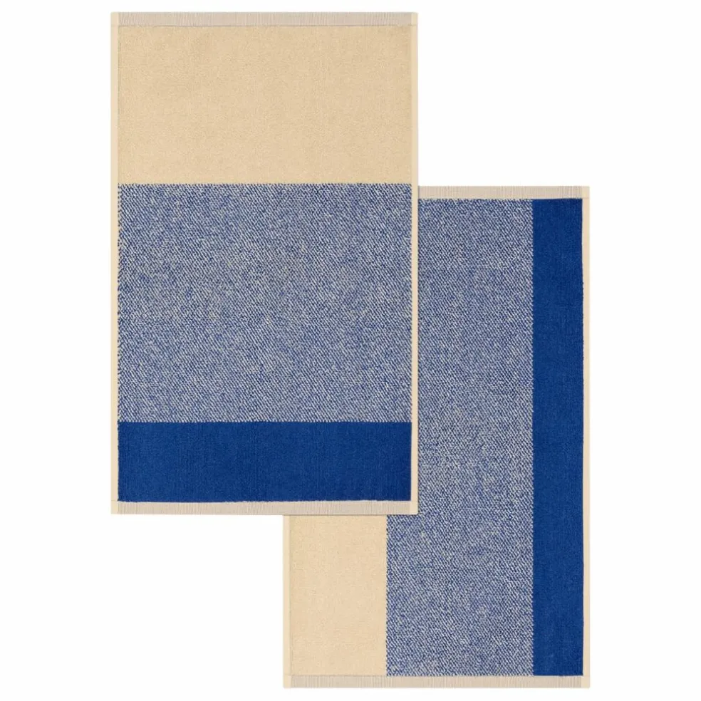 Serviettes invité, Lex Pott - Set de 2 | Bleu