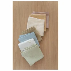 Serviettes Pear en coton bio - Set de 7