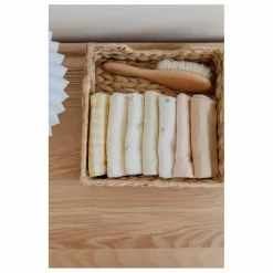 Serviettes Picnic en coton bio - Set de 7 | Jaune