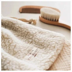 Set coiffure pour bébé et pochon sherpa