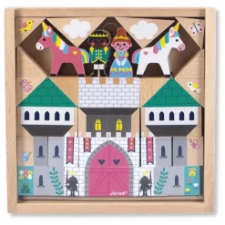 Set de cubes en bois Royaume enchanté - Cross Roads