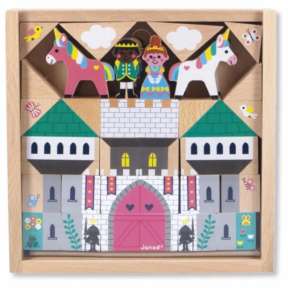 Set de cubes en bois Royaume enchanté - Cross Roads