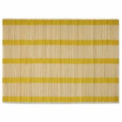 Set de table en bambou | Jaune citron