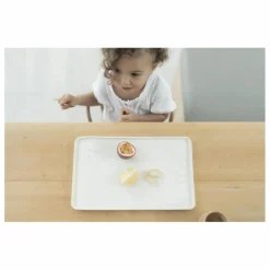 Set de table en caoutchouc naturel | Gris