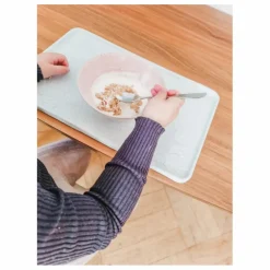 Set de table en caoutchouc naturel | Bleu