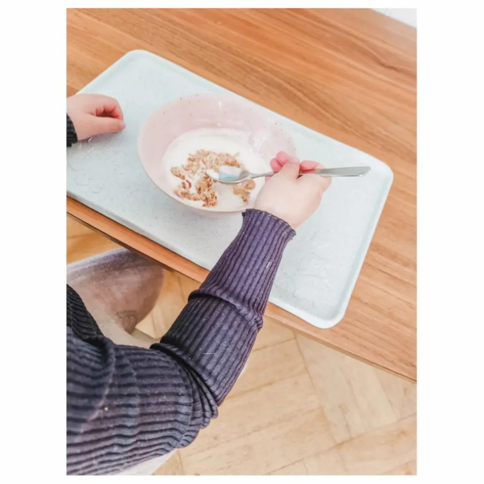 Set de table en caoutchouc naturel | Bleu
