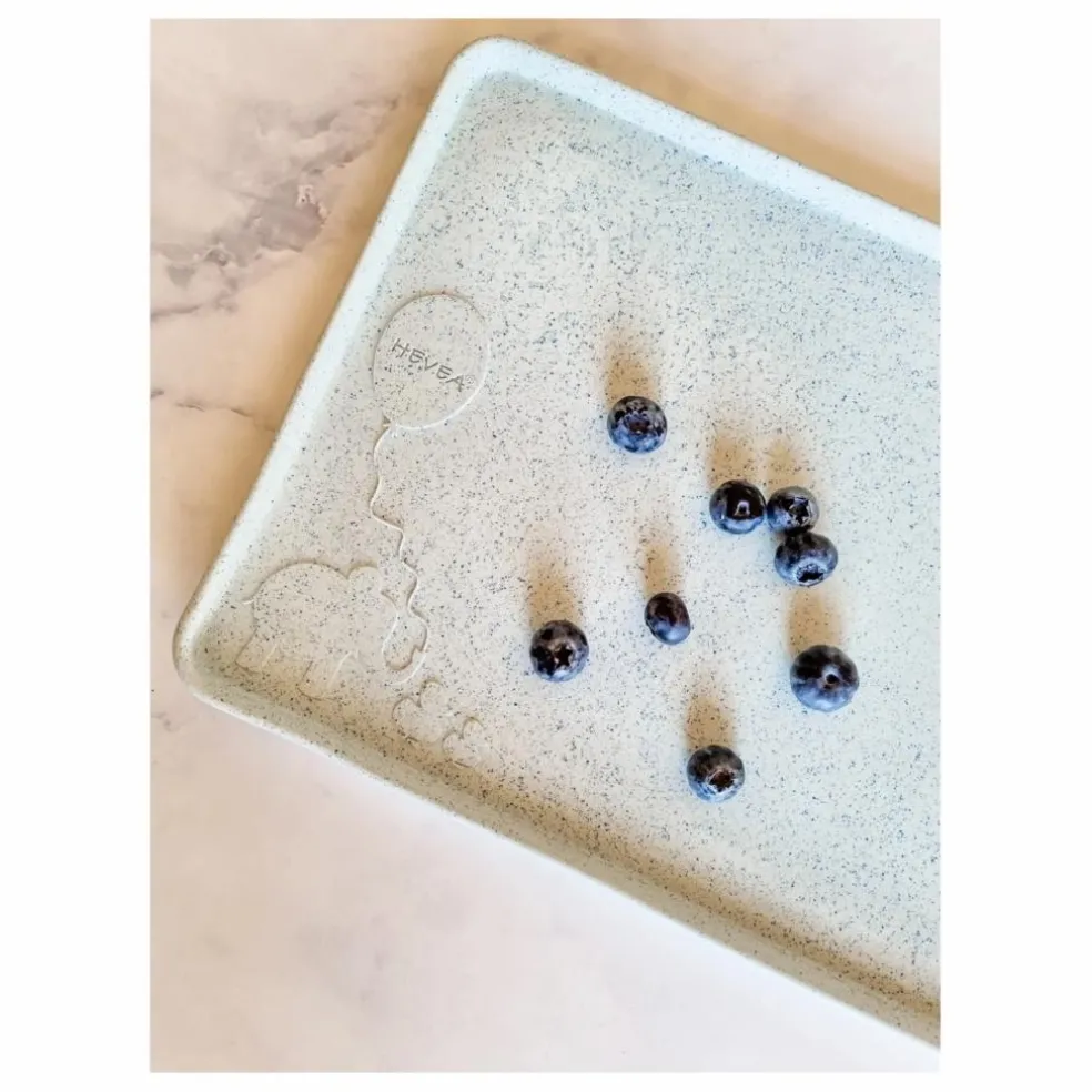 Set de table en caoutchouc naturel | Bleu
