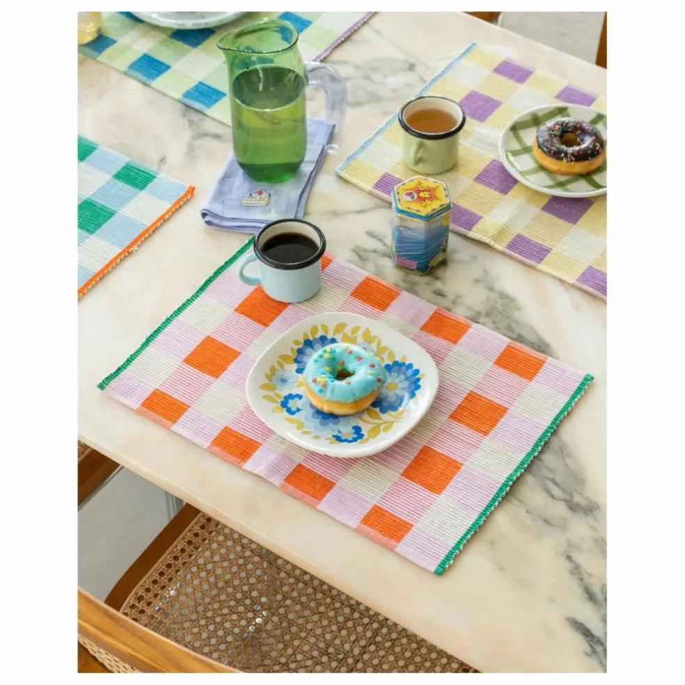 Set de table en coton bio | Orange