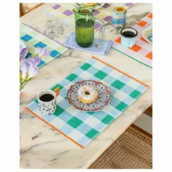 Set de table en coton bio | Bleu