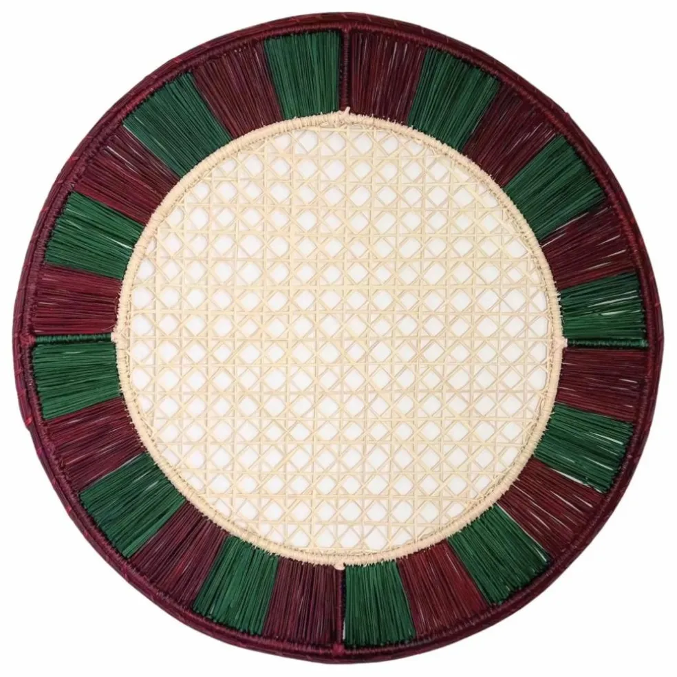 Set de table Twist | Vert foncé