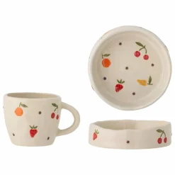 Set vaisselle en céramique Tatiana | Blanc cassé