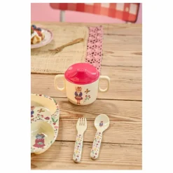 Set vaisselle en mélamine - Rice x Nathalie Lété | Rose
