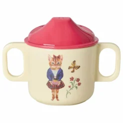 Set vaisselle en mélamine - Rice x Nathalie Lété | Rose