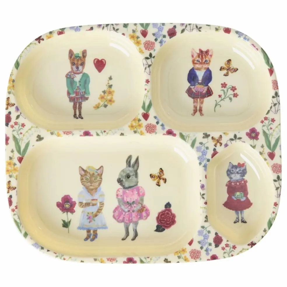 Set vaisselle en mélamine - Rice x Nathalie Lété | Rose