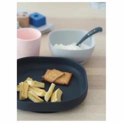 Set vaisselle silicone 4 pièces | Bleu nuit