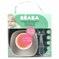 Set vaisselle silicone 4 pièces | Bleu nuit