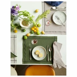 Sets de table Léonie - Set de 2 | Vert mousse