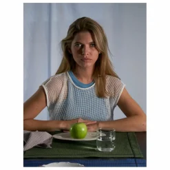 Sets de table Léonie - Set de 2 | Vert mousse