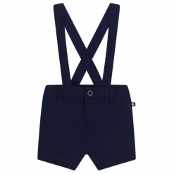 Short à Bretelles Mufasa Coton Bio | Bleu marine