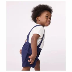 Short à Bretelles Mufasa Coton Bio | Bleu marine