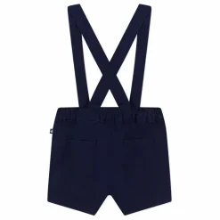 Short à Bretelles Mufasa Coton Bio | Bleu marine
