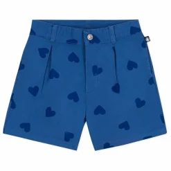 Short Bleurie Coton bio | Bleu marine