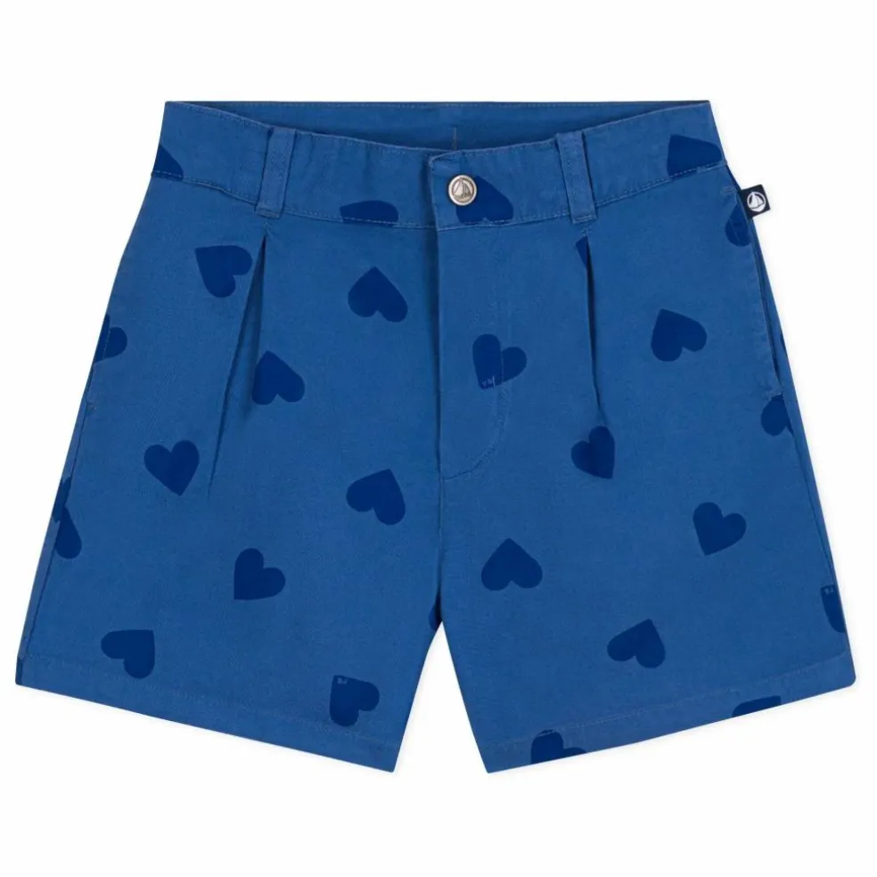 Short Bleurie Coton bio | Bleu marine