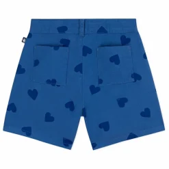 Short Bleurie Coton bio | Bleu marine
