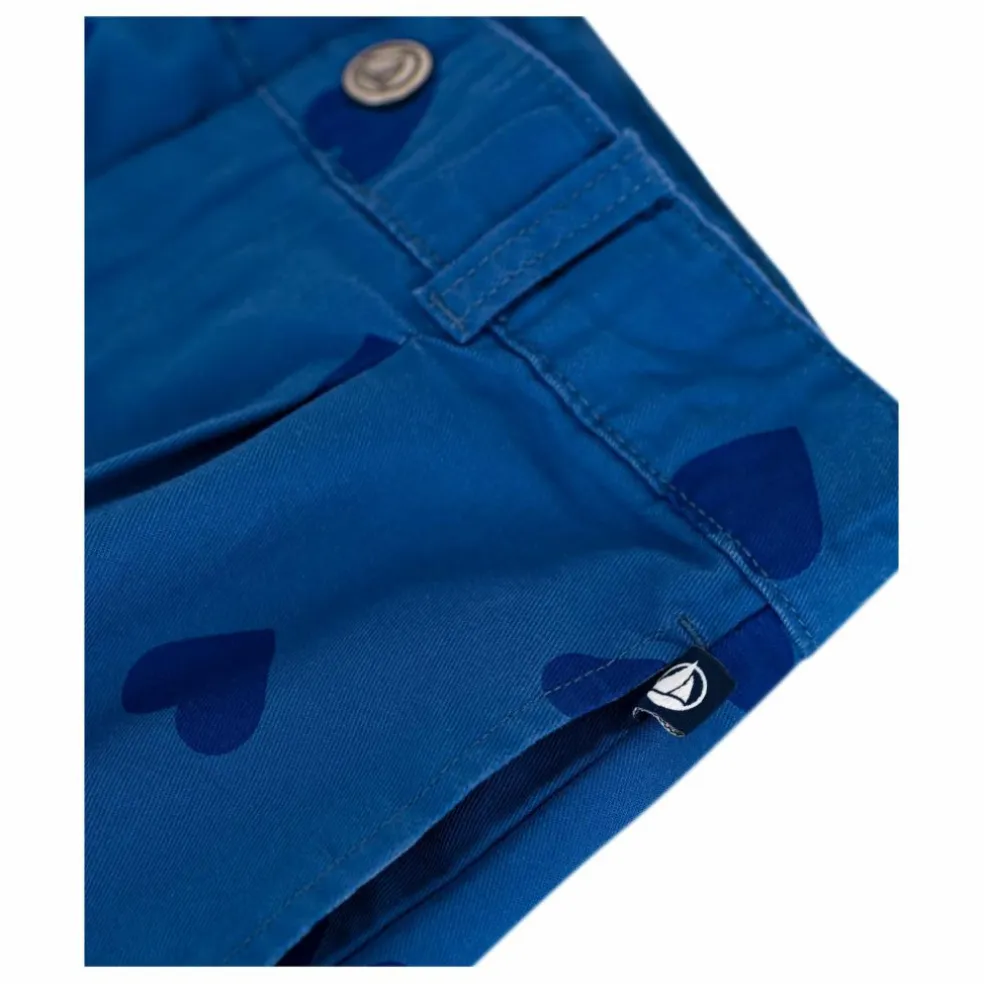 Short Bleurie Coton bio | Bleu marine
