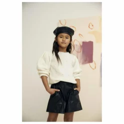 Short Cuir Recyclé | Noir