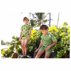 Short de Bain Anti-UV Endless Palms | Vert foncé