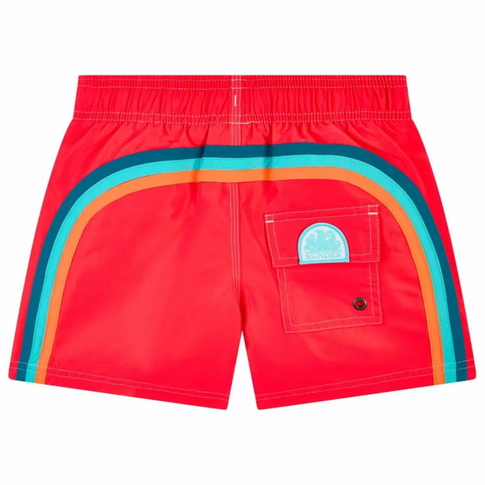Short de Bain Board Arc | Rouge