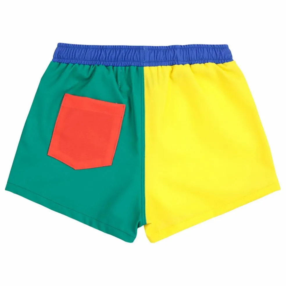 Short de Bain Colorblock | Jaune