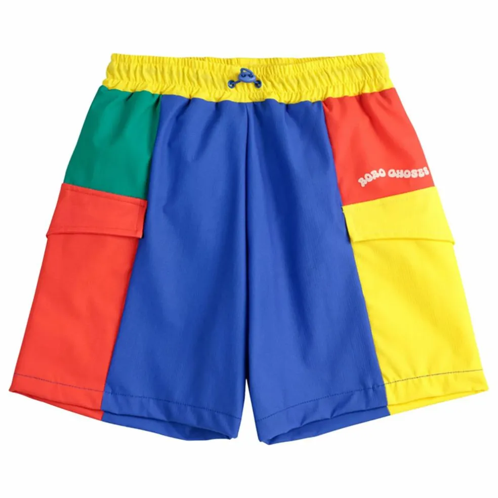 Short de Bain Colorblock | Bleu