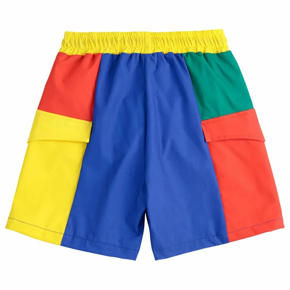 Short de Bain Colorblock | Bleu