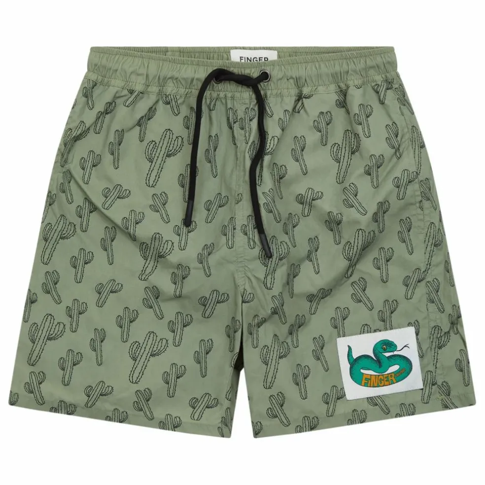 Short de Bain Freeboy | Vert kaki