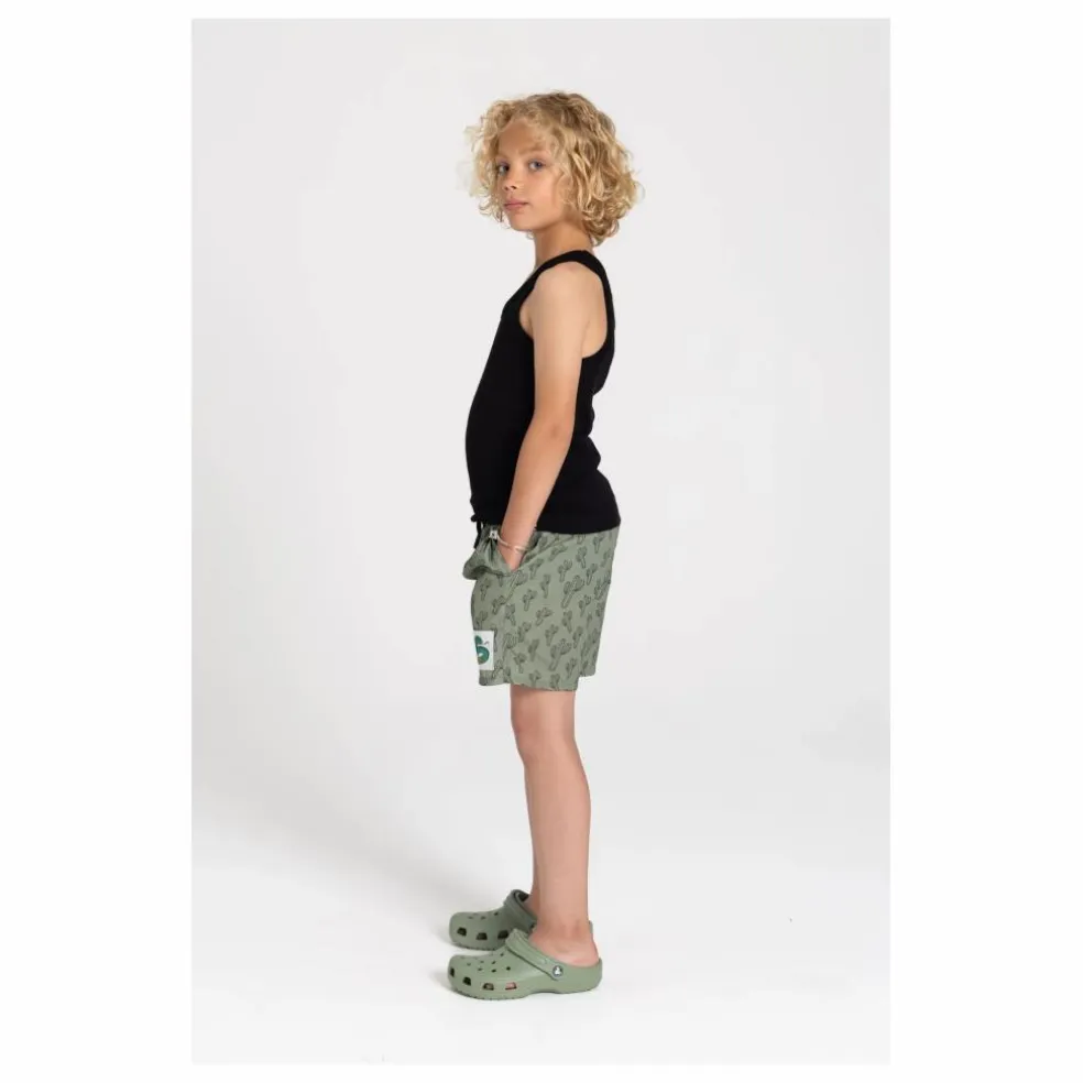 Short de Bain Freeboy | Vert kaki