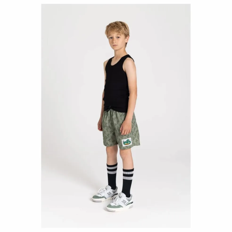 Short de Bain Freeboy | Vert kaki