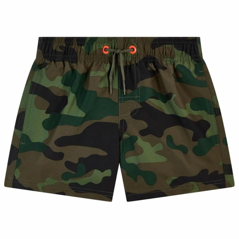 Short de Bain Militaire | Vert foncé