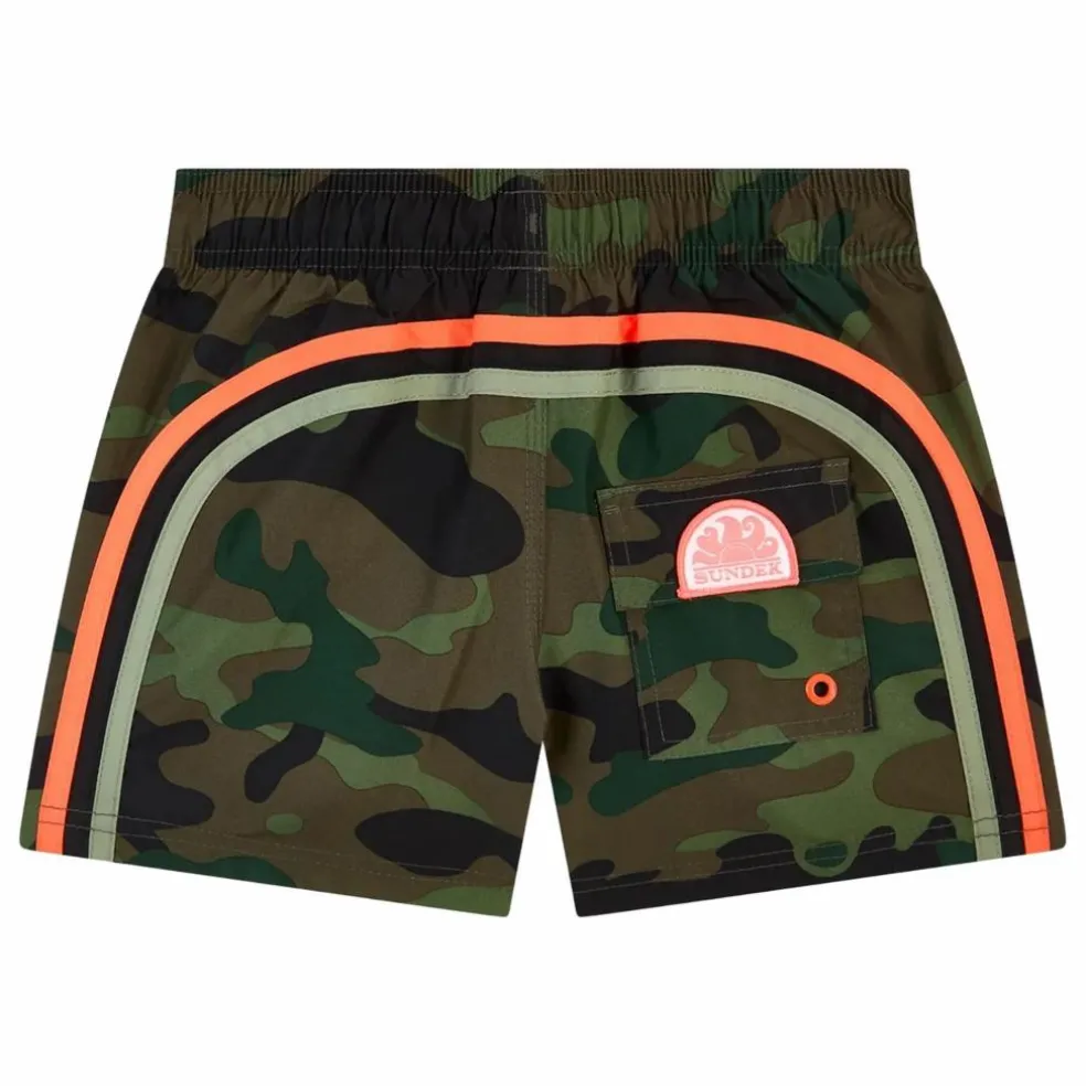 Short de Bain Militaire | Vert foncé