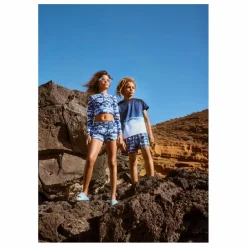 Short de Bain Nicci Tie and Dye Fibres Recyclées | Bleu marine