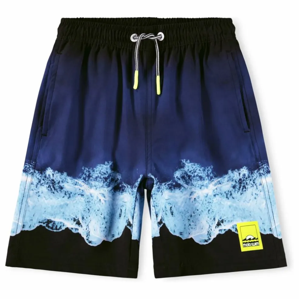 Short de Bain Nilson Vagues Fibres Recyclées | Bleu marine
