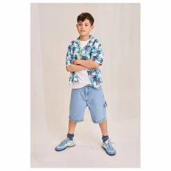 Short en Jean Fred | Bleu